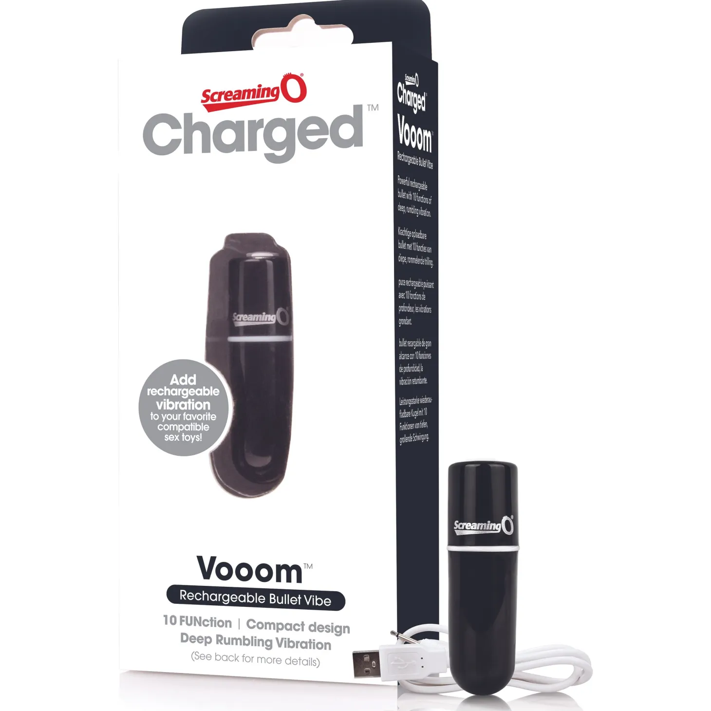 The Screaming O - Charged Vooom Bullet Vibe Black