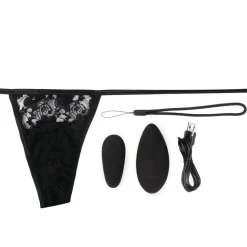 The Screaming O - Premium Ergonomic Remote Panty Set Black