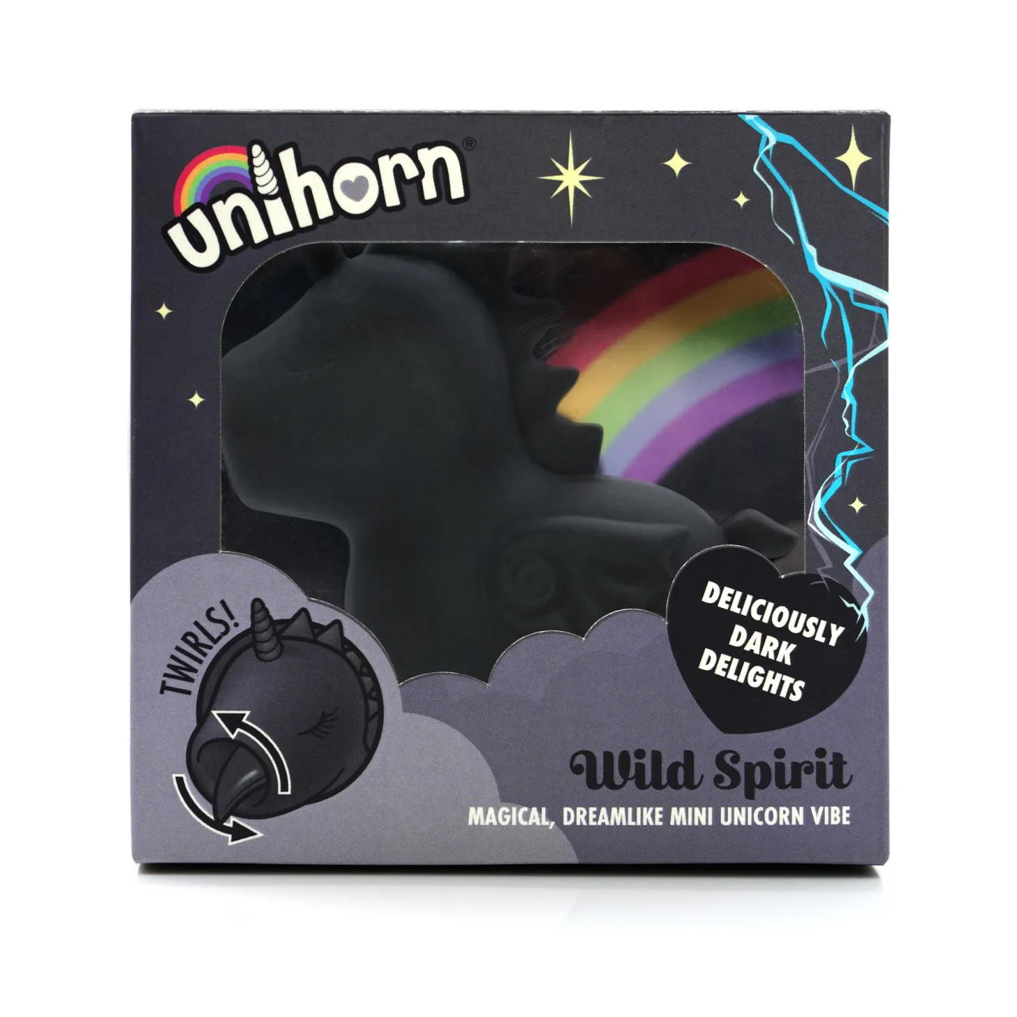 Unihorn - Vibromasseur Wild Spirit - Noir