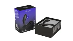 Vector+ Vibromasseur prostatique connecté à une application et avec télécommande - Noir