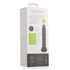 Vibrateur anal à plug vissé - Large 15,5 cm