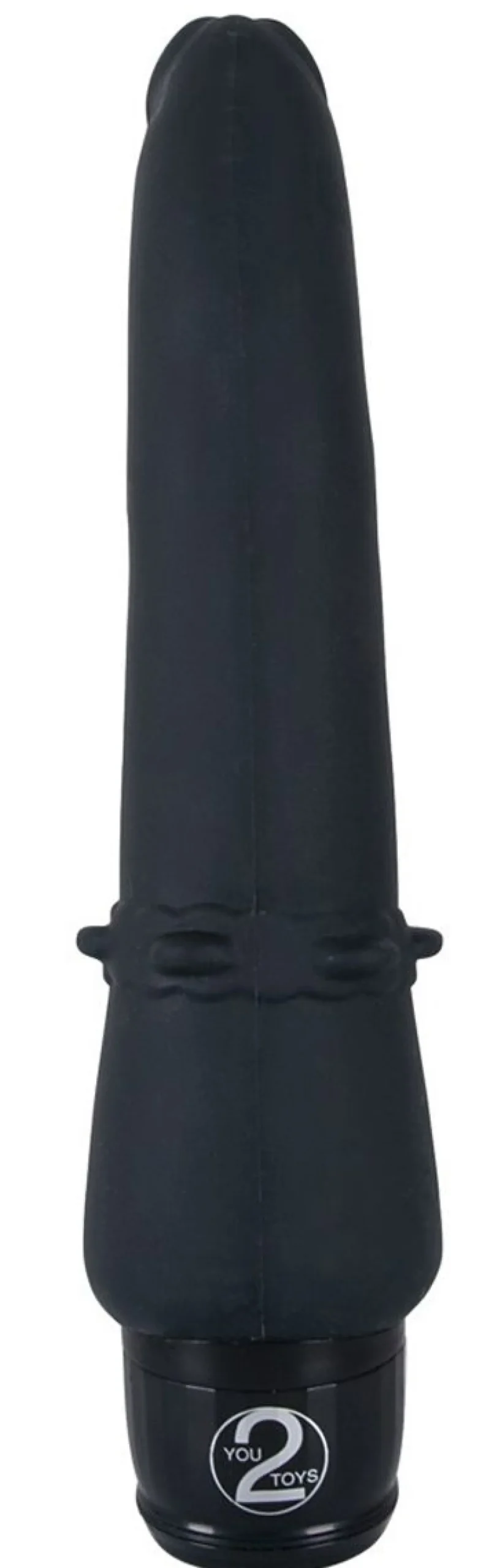 Vibro anal classique en silicone noir