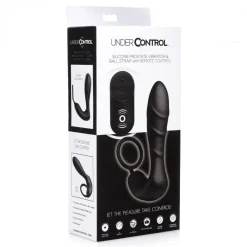 Vibro en silicone pour prostate et sangle avec télécommande
