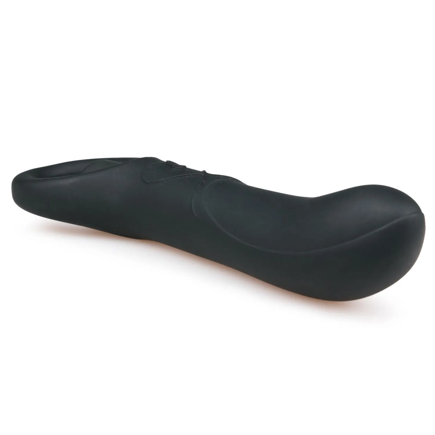 Vibromasseur anal en noir - 15,5 cm