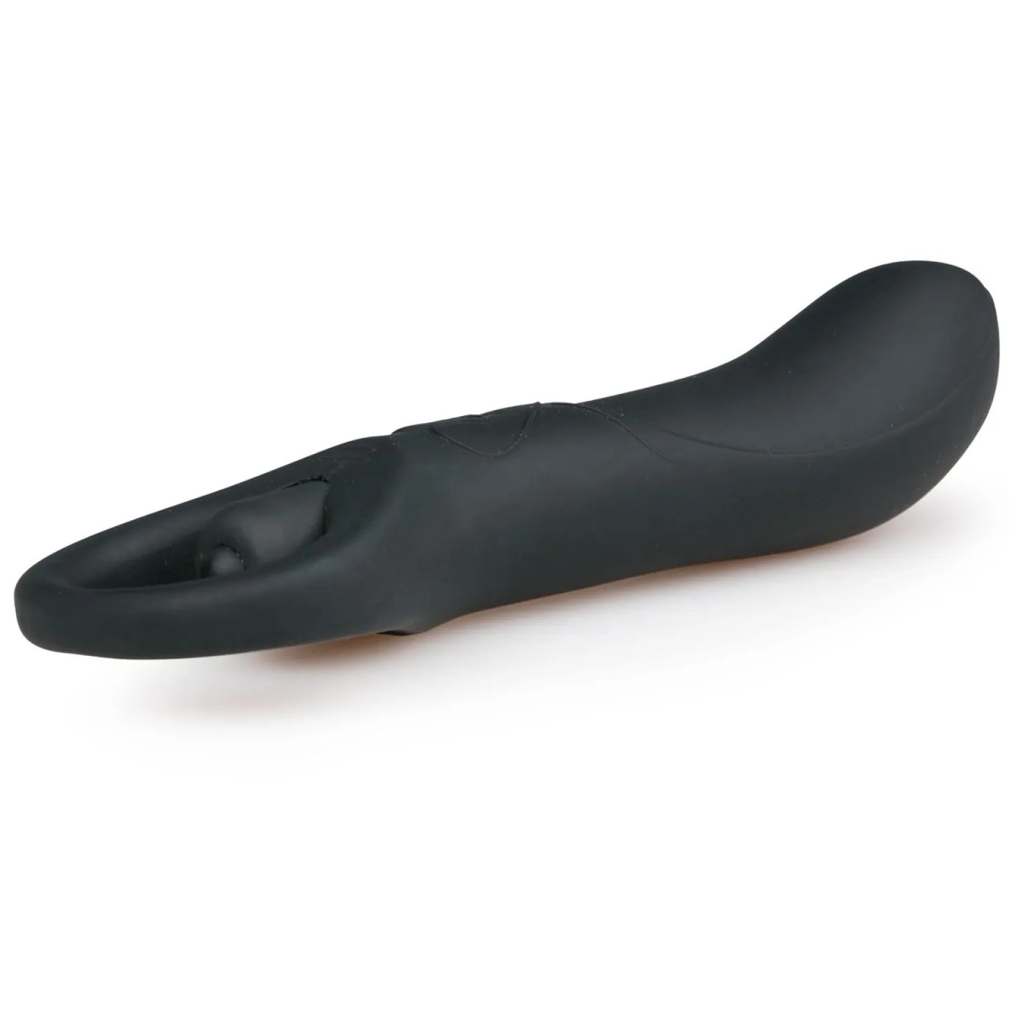 Vibromasseur anal en noir - 15,5 cm
