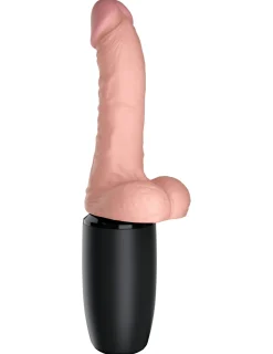 Vibromasseur chauffant à mouvement de va-et-vient King Cock Plus