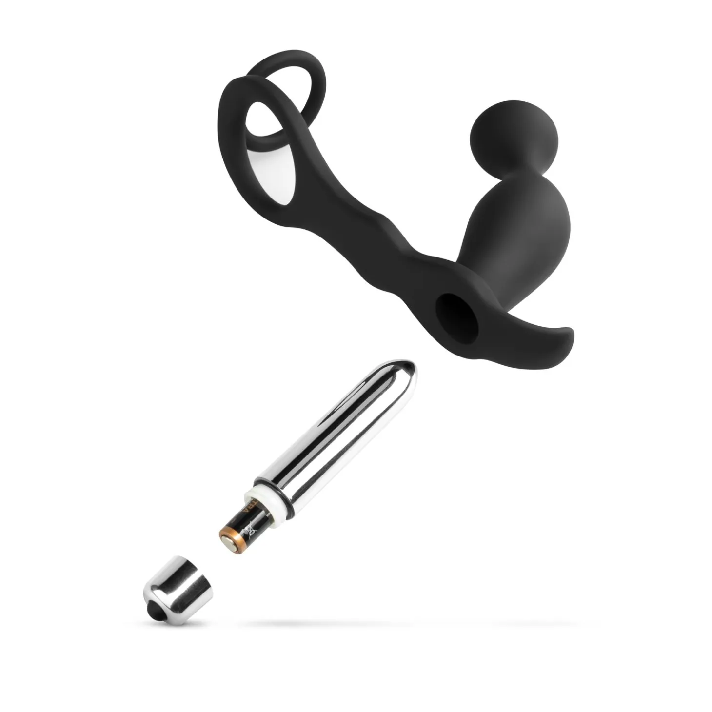 Vibromasseur de la Prostate & Cock et Anneau pour le Pénis et les Testicules