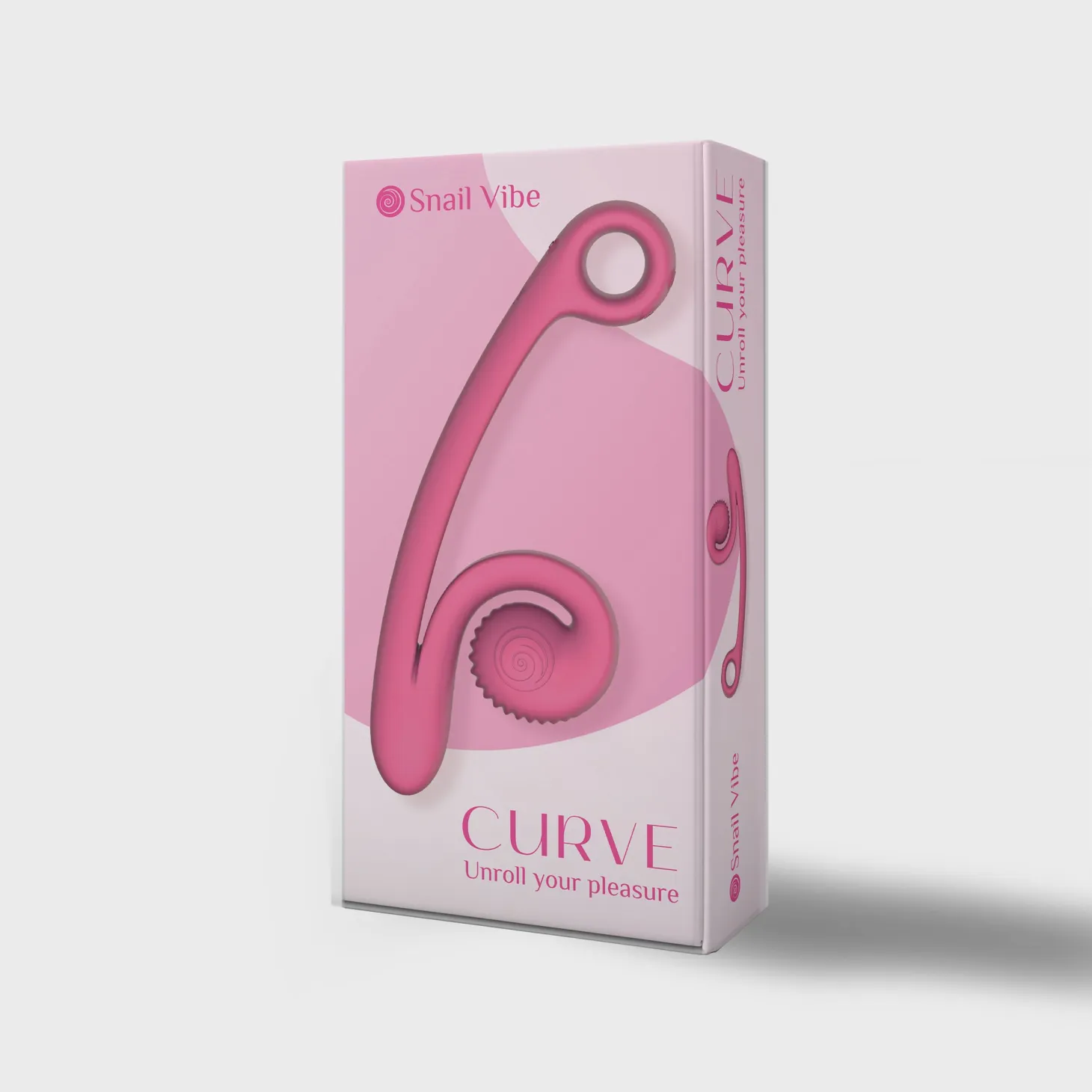 Vibromasseur Double Snail Vibe Curve - Rose