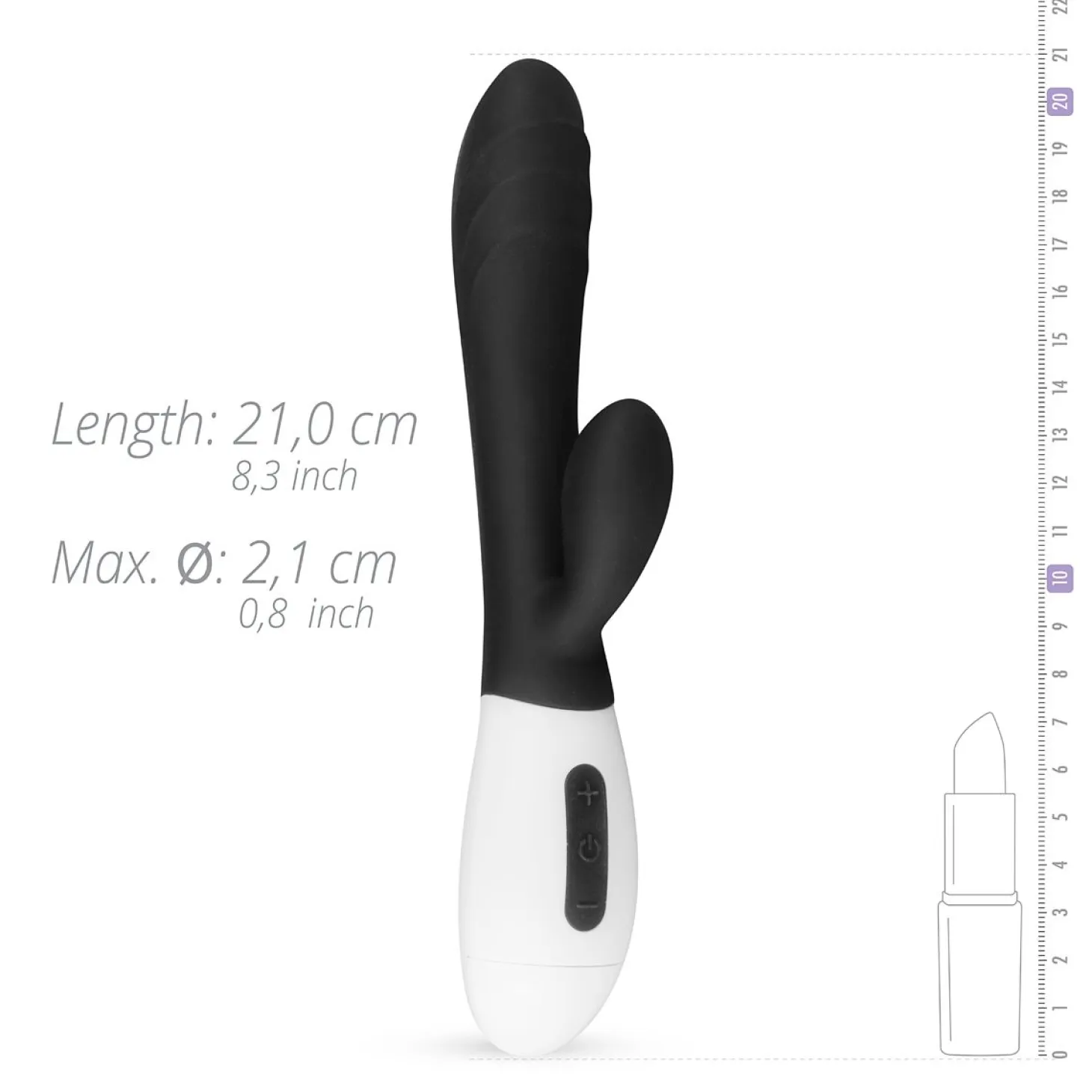 Vibromasseur Rabbit - Noir - Teazers
