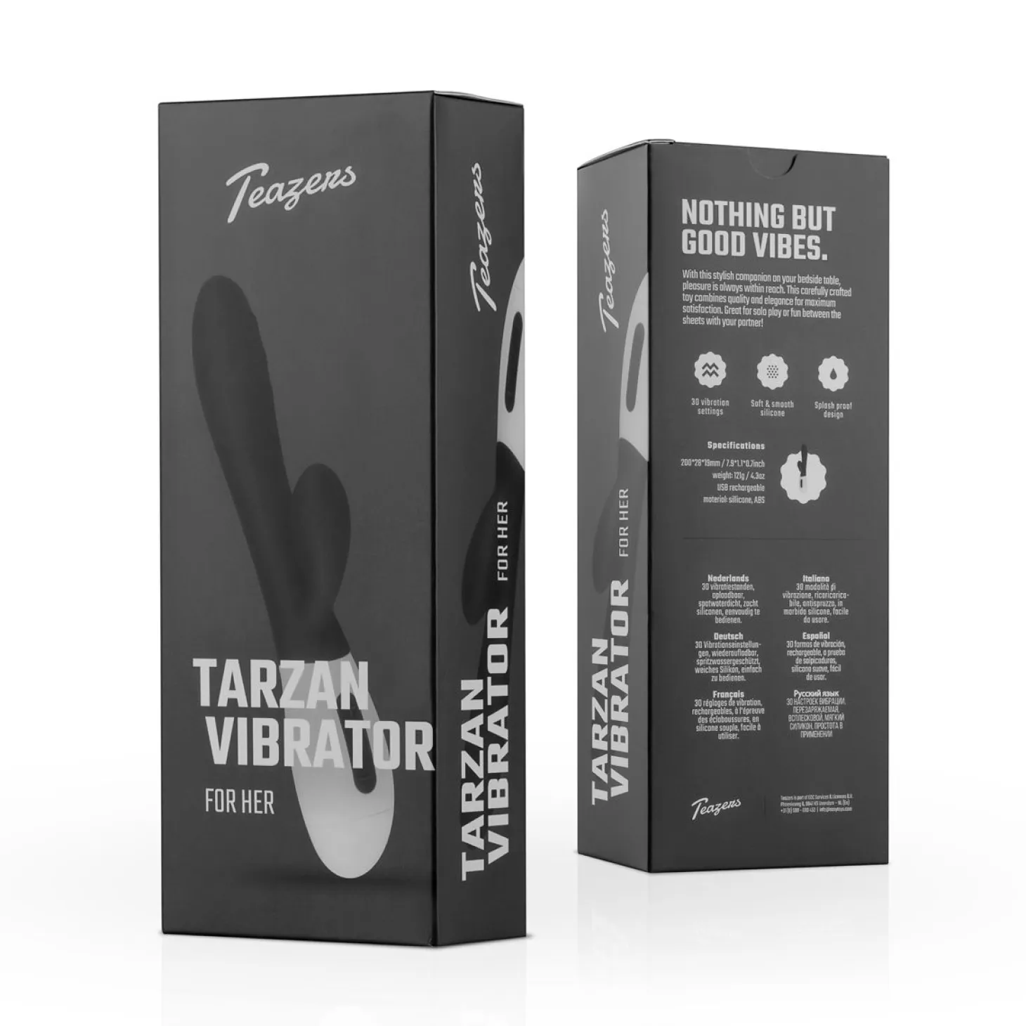 Vibromasseur Rabbit - Noir - Teazers