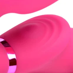 Vibromasseur Strapless Vibrant G-Pulse avec Télécommande - Rose