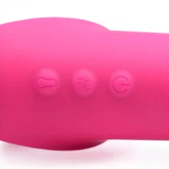 Vibromasseur Strapless Vibrant G-Pulse avec Télécommande - Rose