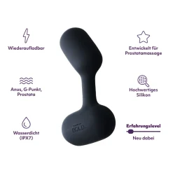 Waitomo - Plug anal vibrant - Noir