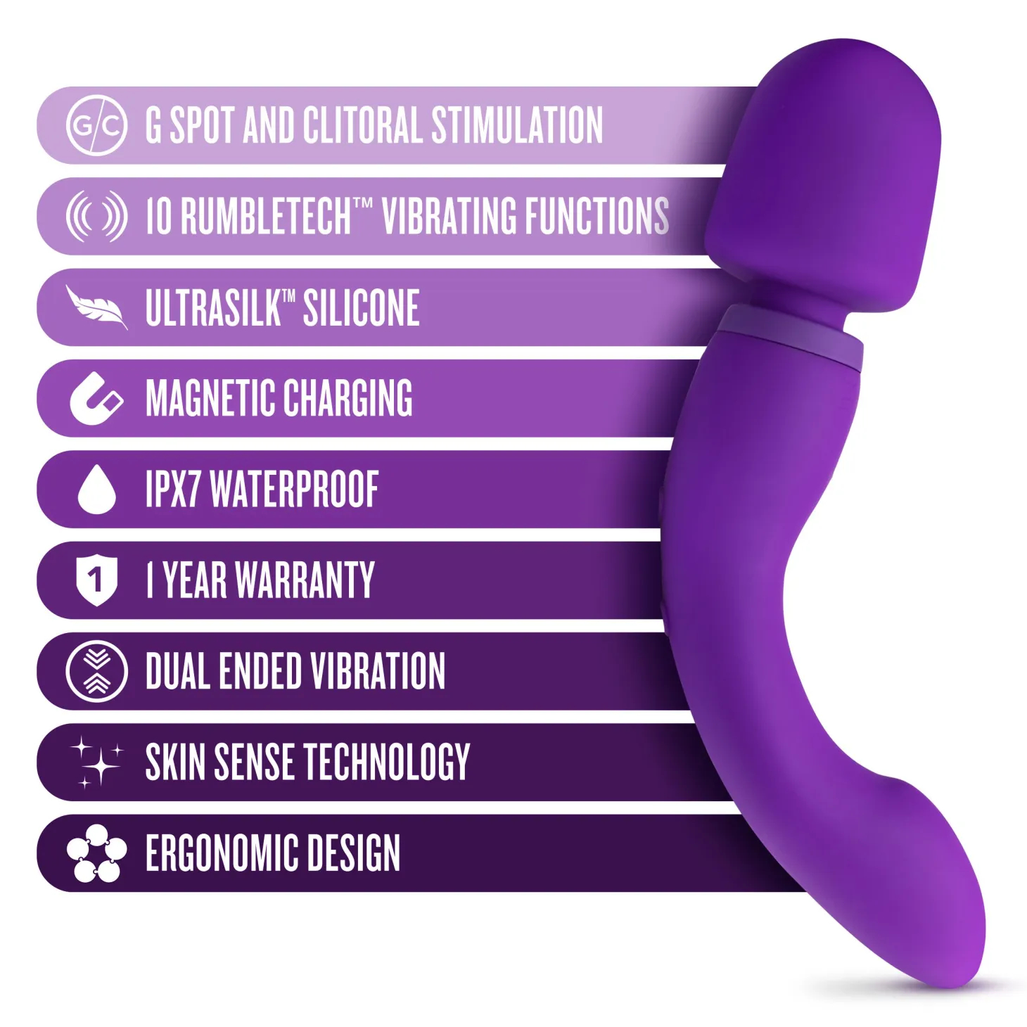 Wellness - Dual Sense Vibromasseur - Violet