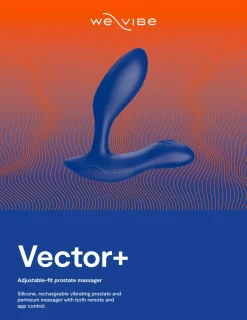 We-Vibe – VECTOR+ Massageur de Prostate – Bleu