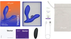 We-Vibe – VECTOR+ Massageur de Prostate – Bleu