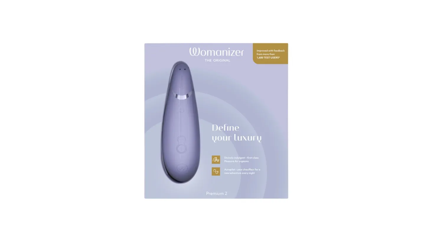 Womanizer Premium 2 - Stimulateur clitoridien à air pulsé - Violet