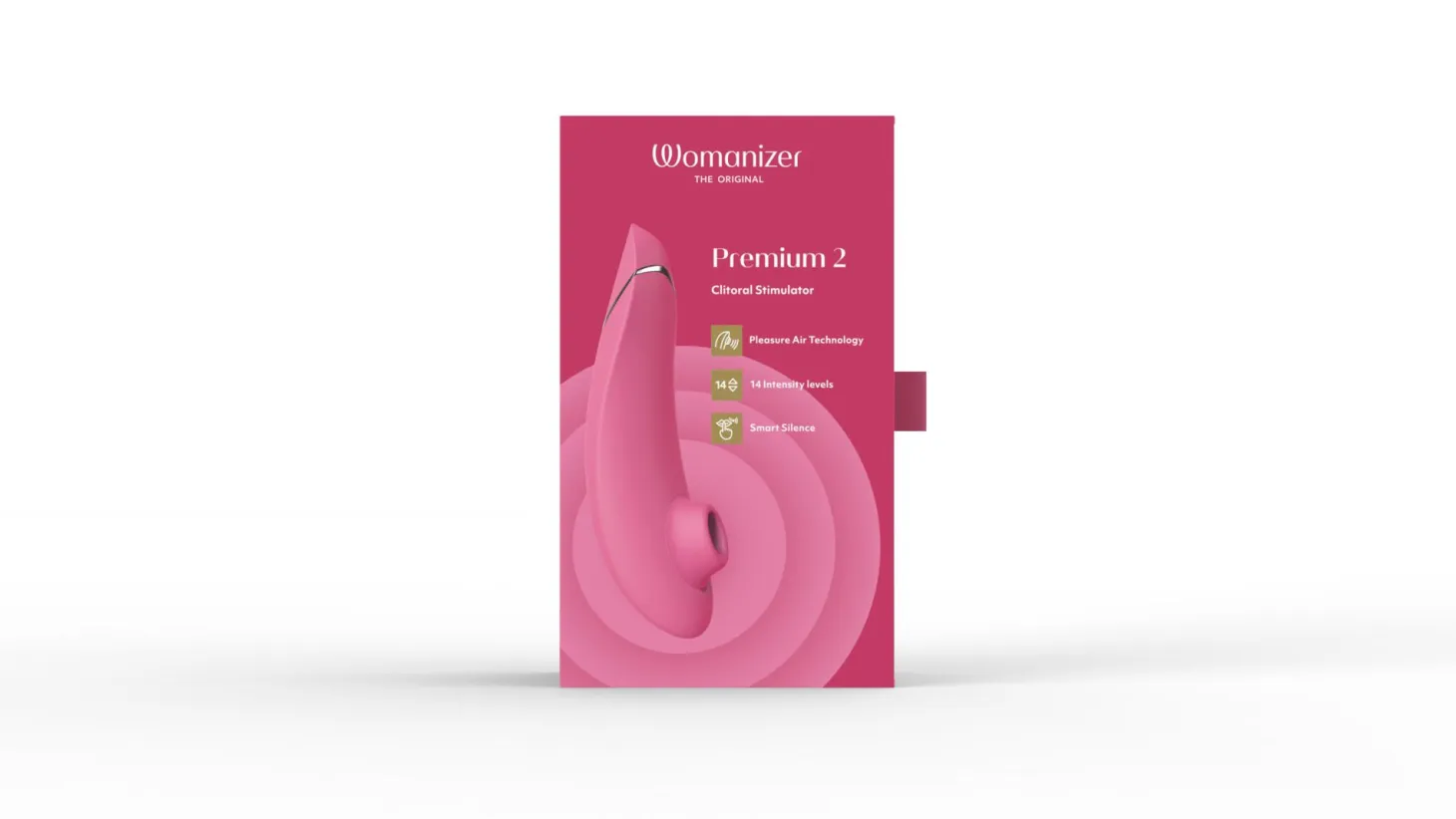 Womanizer Premium 2 - Stimulateur clitoridien à air pulsé - Rose