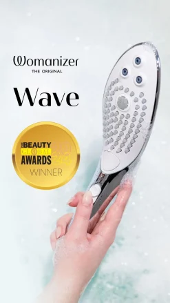 Womanizer Wave - Pommeau de douche pour stimulation clitoridienne - Chrome
