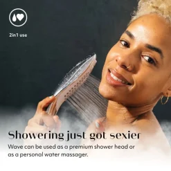 Womanizer Wave - Pommeau de douche pour stimulation clitoridienne - Chrome