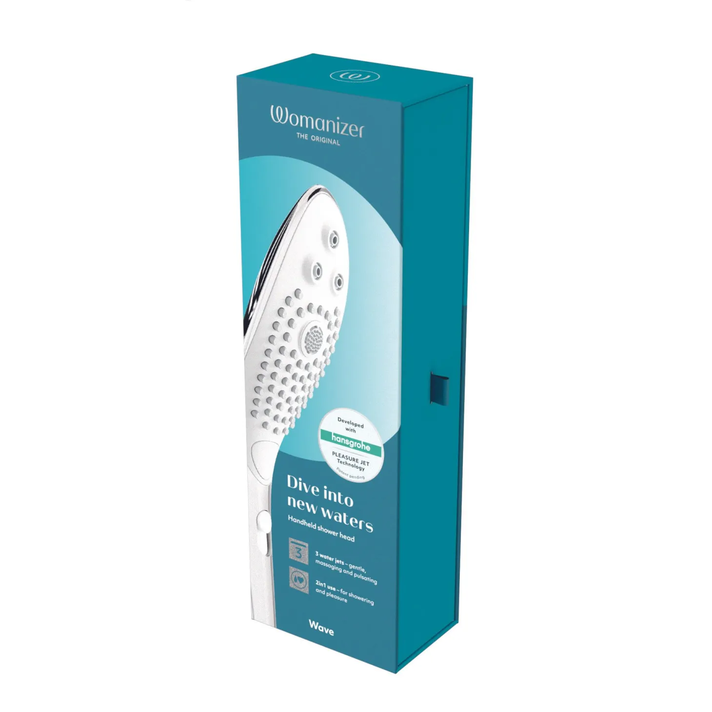Womanizer Wave - Pommeau de douche pour stimulation clitoridienne - Chrome