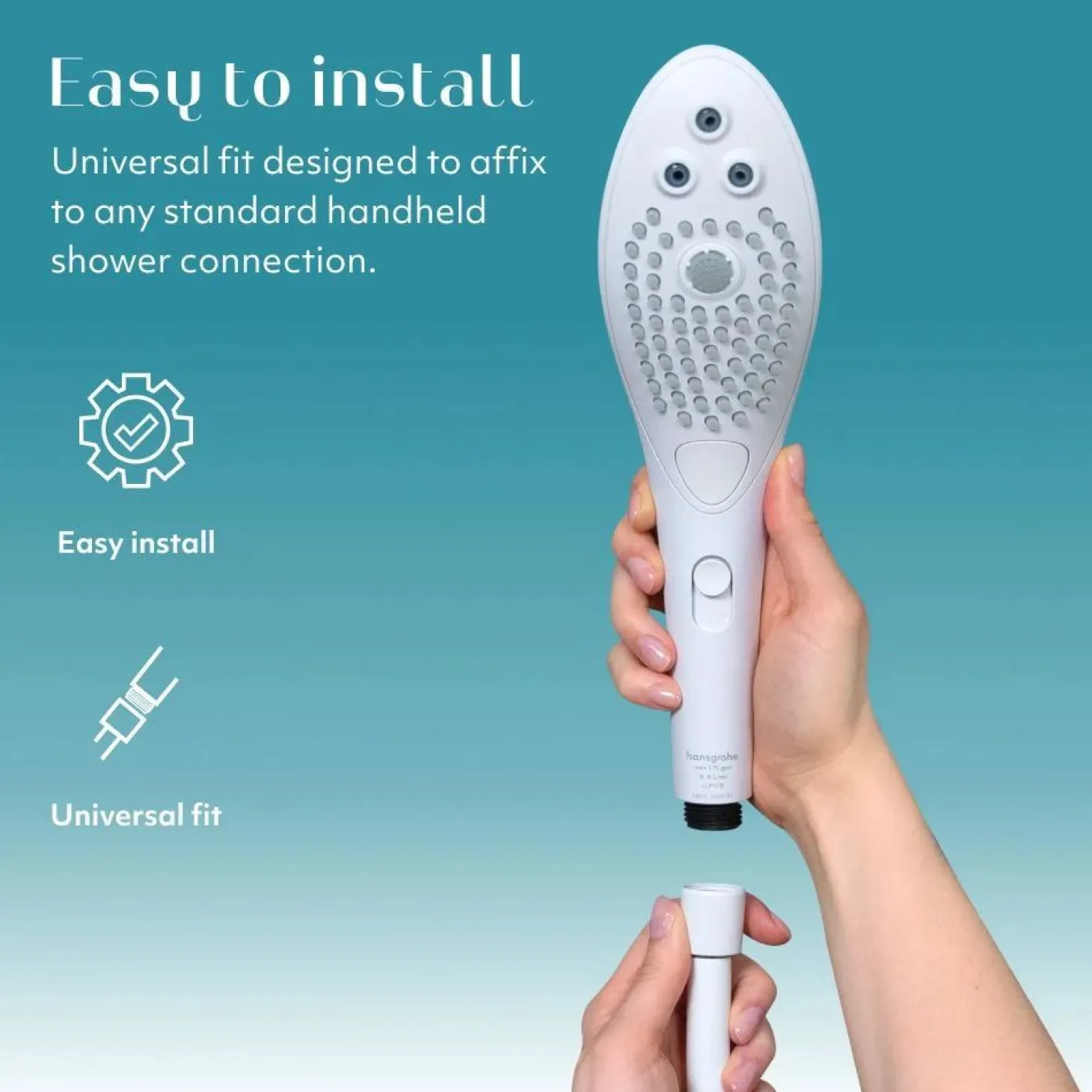 Womanizer Wave - Pommeau de douche pour stimulation clitoridienne - Blanc