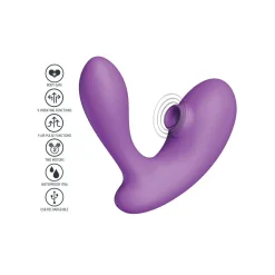 Xocoon - DuoVibe 1 Air Vibrator - Violet