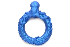 XR Brands - Anneau en silicone Poseidon's Octo-Ring pour pénis - Bleu