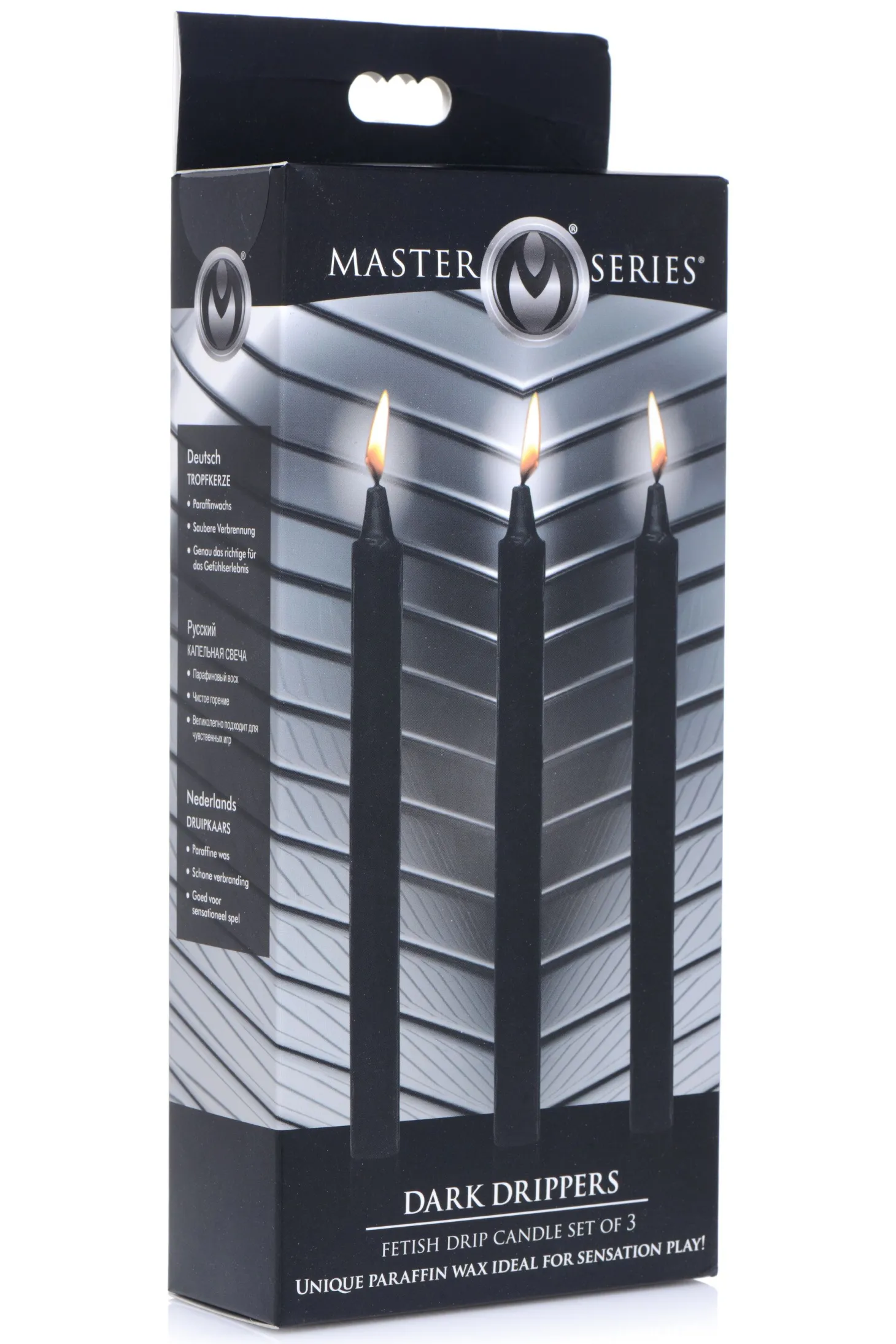 XR Brands - Dark Drippers Bougies à Gouttes Fétichistes - Noir