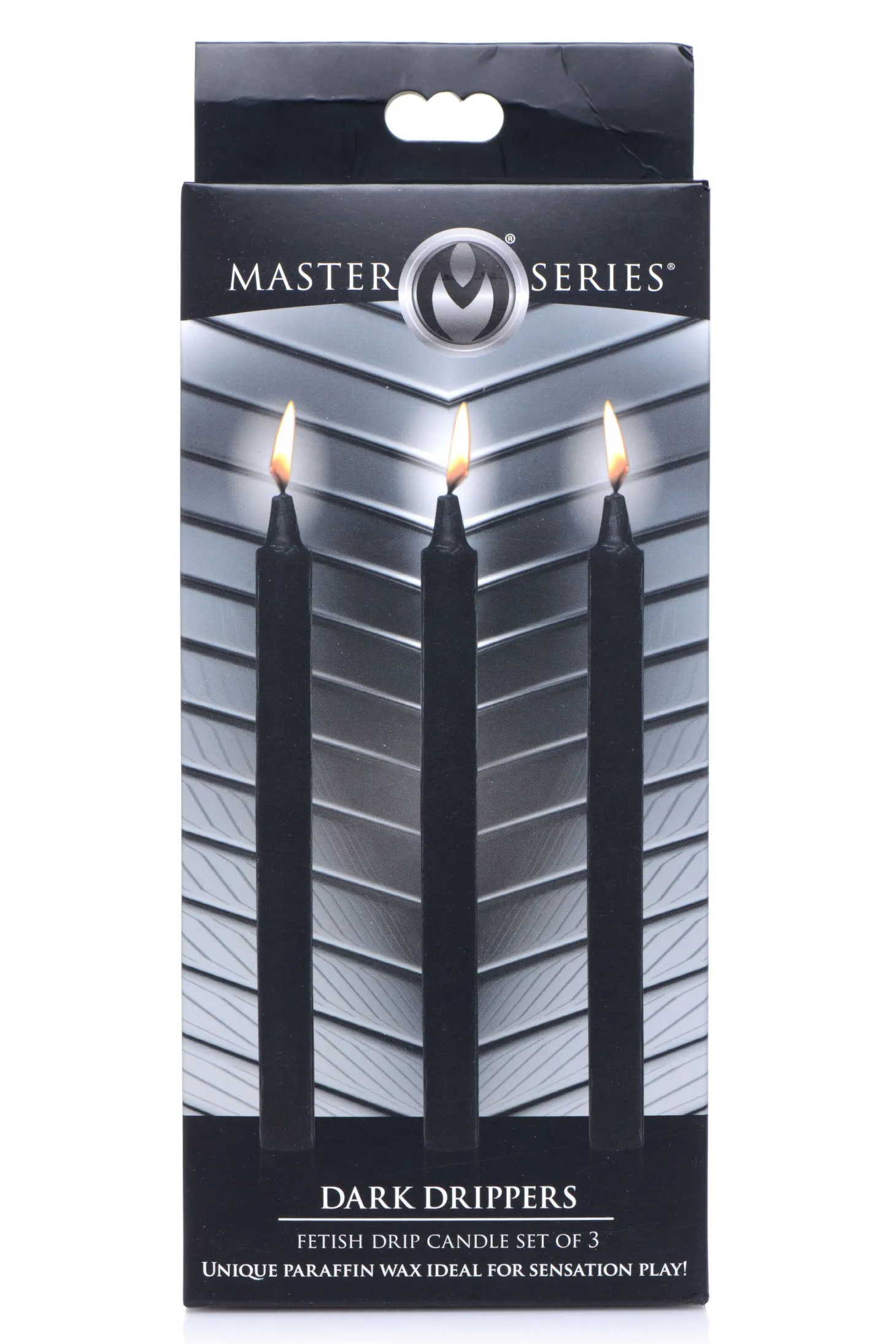 XR Brands - Dark Drippers Bougies à Gouttes Fétichistes - Noir