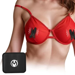 XR Brands - Dark Grip Pinces à Tétons Vibrantes - Noir