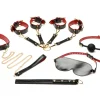 XR Brands - Ensemble de Bondage de Luxe pour Amoureux - Noir