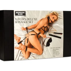 XR Brands - Ensemble de Bondage de Luxe pour Amoureux - Noir