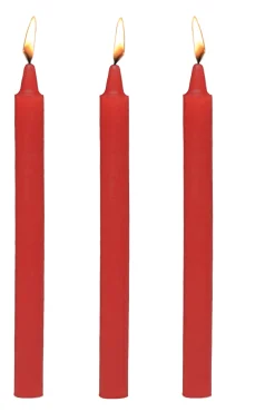 XR Brands - Fire Sticks Bougies à Gouttes Fétichistes - Rouge