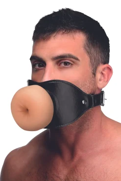 XR Brands - Gag Bouche Ass Face - Beige