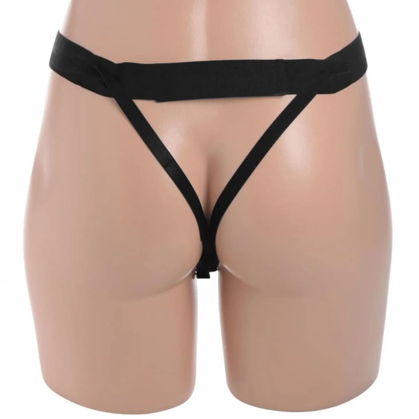 XR Brands - Godemiché creux en silicone avec harnais