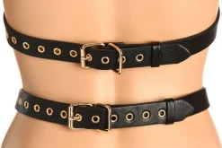 XR Brands - Harnais Corporel Pour Femmes - Noir