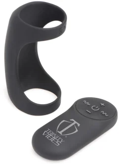 XR Brands - Jouet pénien multifonction avec télécommande - Noir