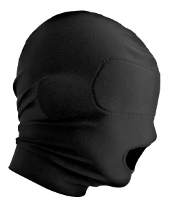 XR Brands - Masque Bouche Ouverte avec Masque Oculaire Rembourré - Noir