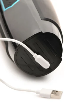 XR Brands - Masturbateur à Poussée et Vibrations - Noir