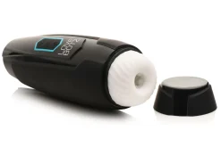 XR Brands - Masturbateur à Poussée et Vibrations - Noir