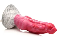 XR Brands - Resurrector Phoenix Gode en Silicone Éjaculateur - Rouge/Blanc