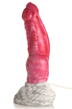 XR Brands - Resurrector Phoenix Gode en Silicone Éjaculateur - Rouge/Blanc