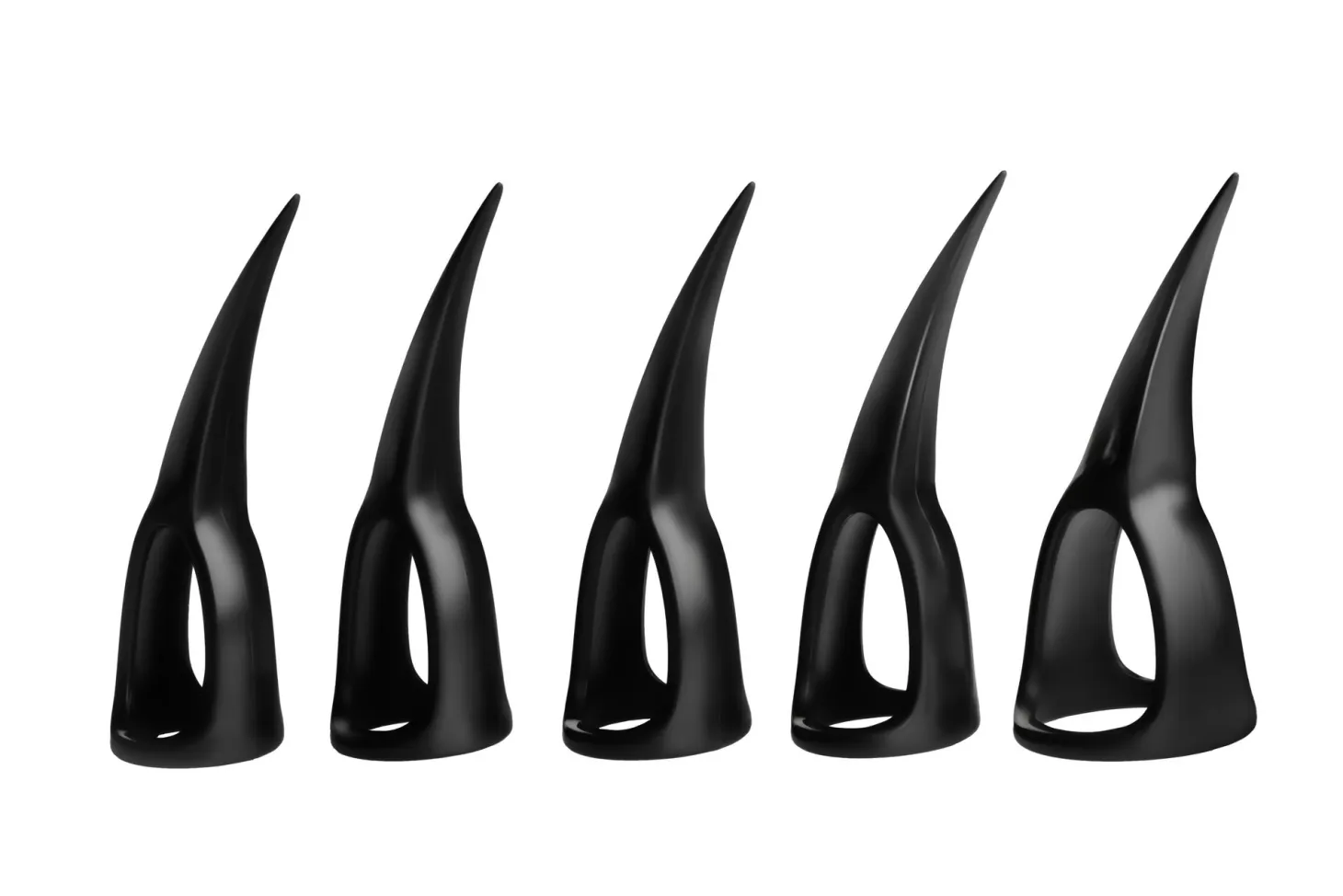 XR Brands - Set de 10 Griffes - Noir