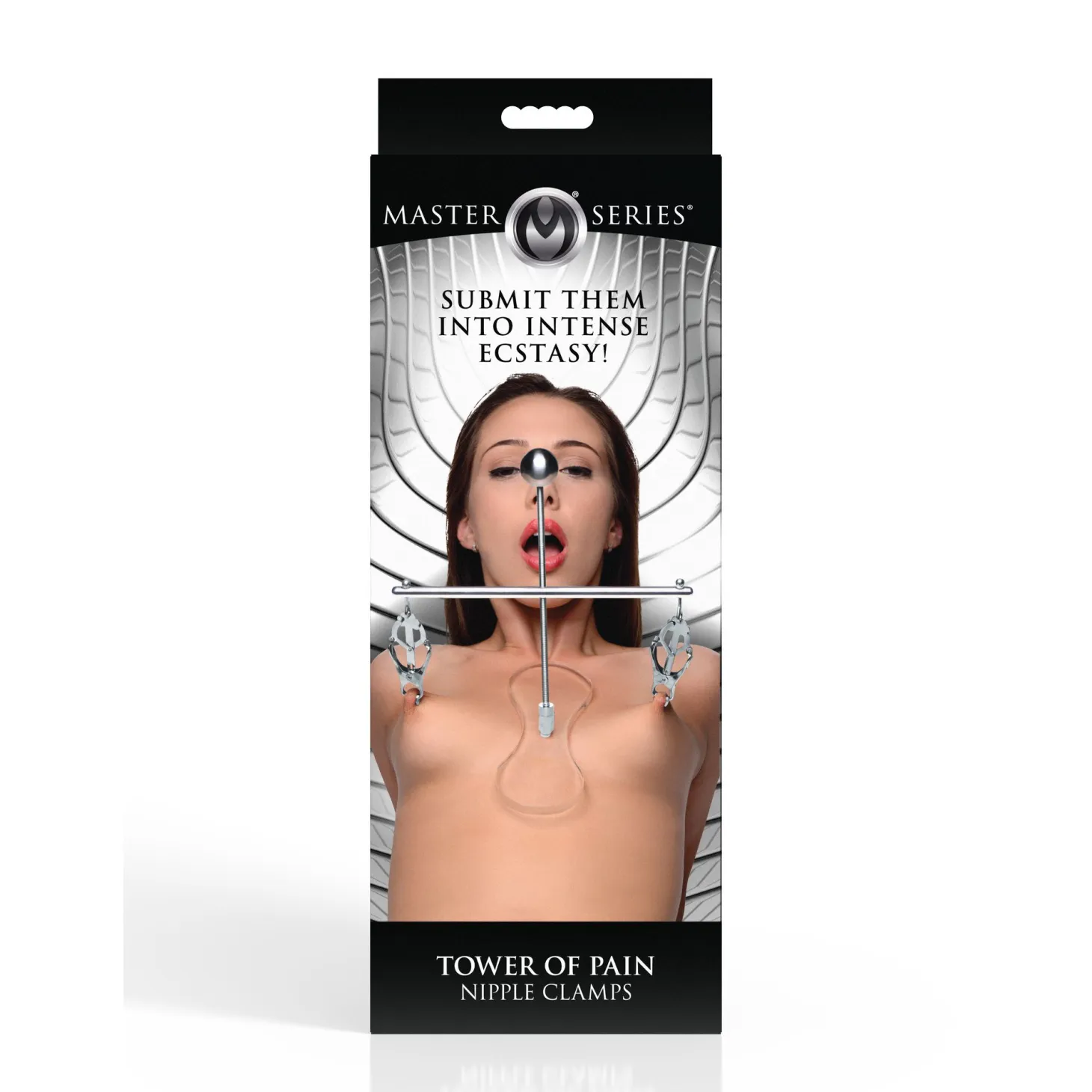 XR Brands - Tower of Pain Pinces pour tétons - Argent