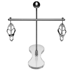XR Brands - Tower of Pain Pinces pour tétons - Argent