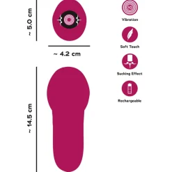 You2Toys - Oral Fun Bouche Aspirante Langue Vibrante - Rose